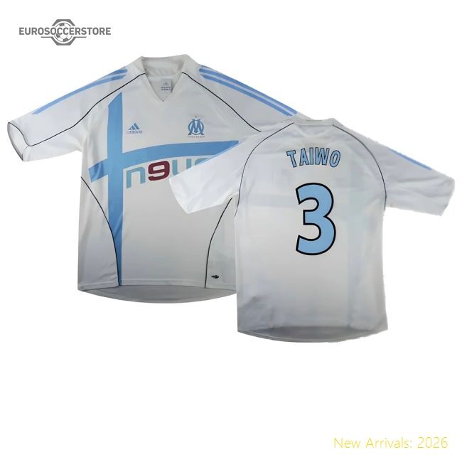 Performance Marseille 2004-05 Home Shirt ((Excellent) L) (Taiwo 3)