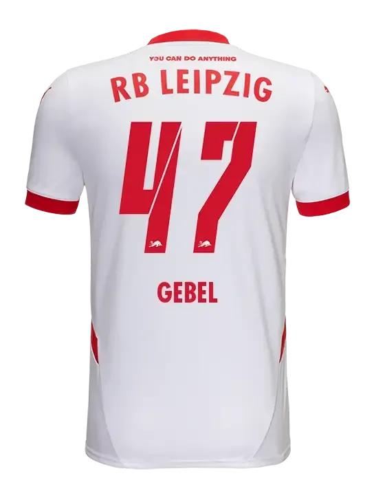 RB Leipzig 24-25 Season Home GEBEL 47 Football Jersey