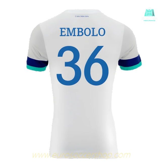 Schalke 2019-20 Away Shirt ((Mint) L) (EMBOLO 36)