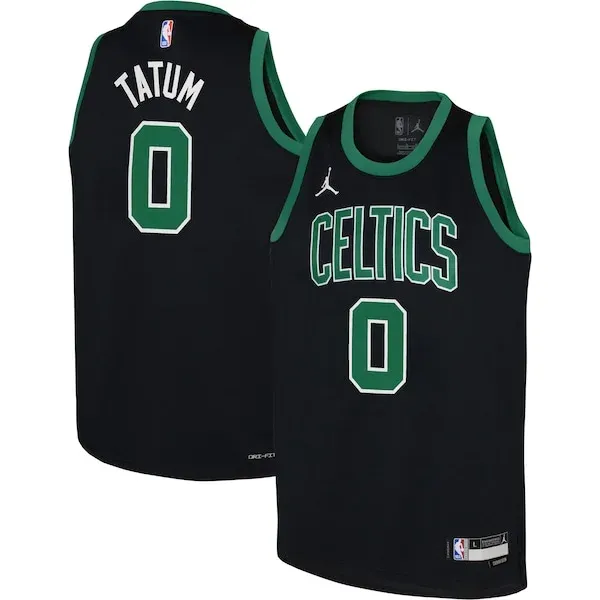 Jayson Tatum BOS Swingman Jersey - authentic team-jersey - Black