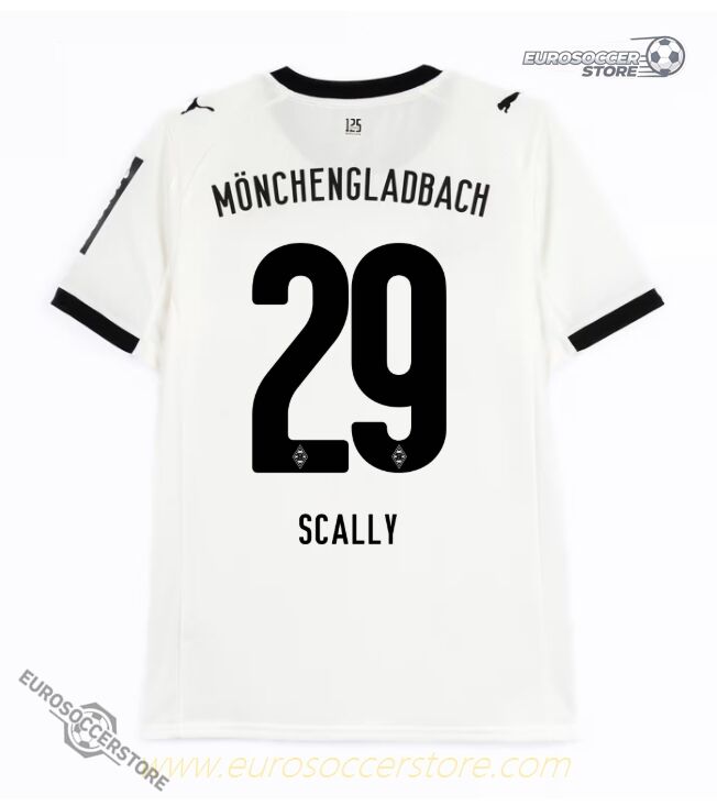 Borussia Monchengladbach 25-26 Season Home SCALLY 29 Football Jersey