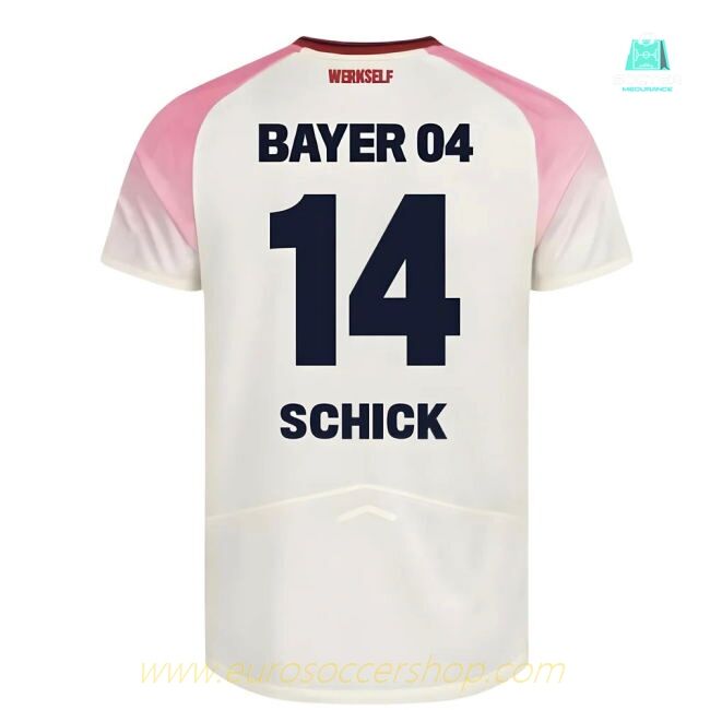 2025-2026 Bayer Leverkusen Away Shirt (Kids) (Schick 14)