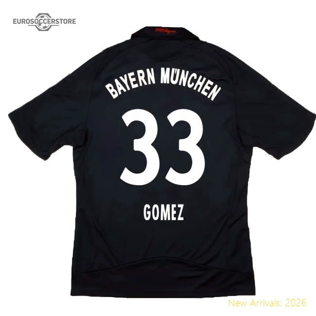 Genuine Bayern Munich 2008-10 Away Shirt ((Excellent) S) (Gomez 33)