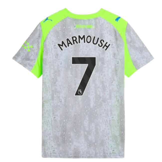 Top Tier Football Man City Third Shirt Kids Marmoush #7 Modern Sty...