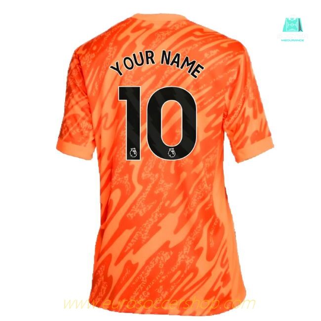 2024-2025 Chelsea Home Goalkeeper Shirt (Orange) (Your Name)