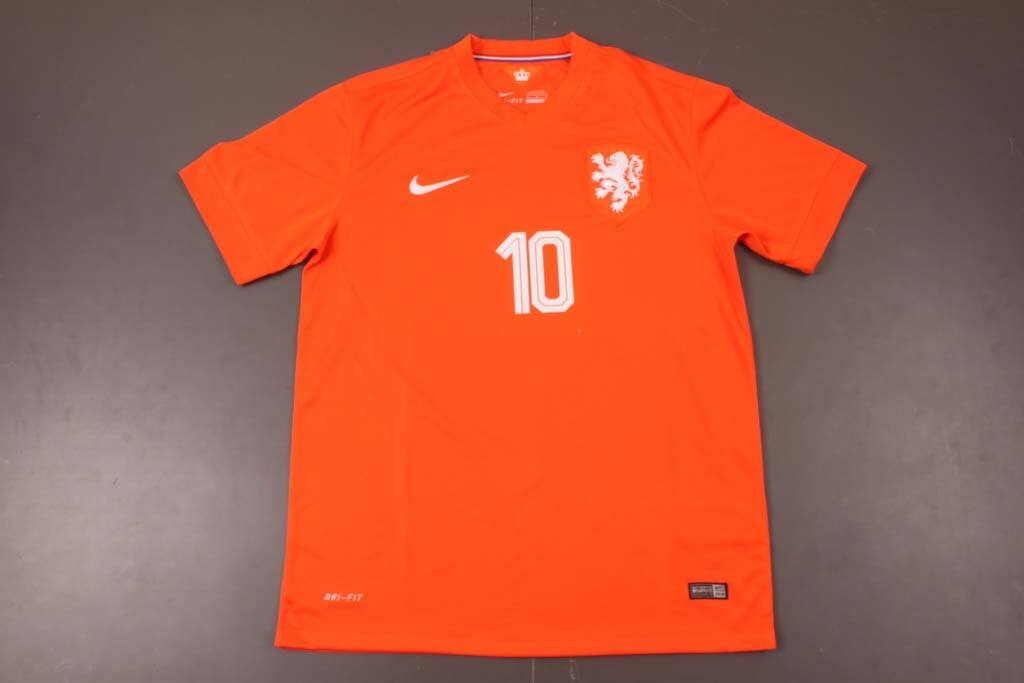 Authentic NETHERLANDS 201415 HOME SOCCER SHIRT 10 SNEIJJDER
