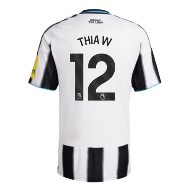 replica 2025-2026 Newcastle Home Shirt (Thiaw 12)
