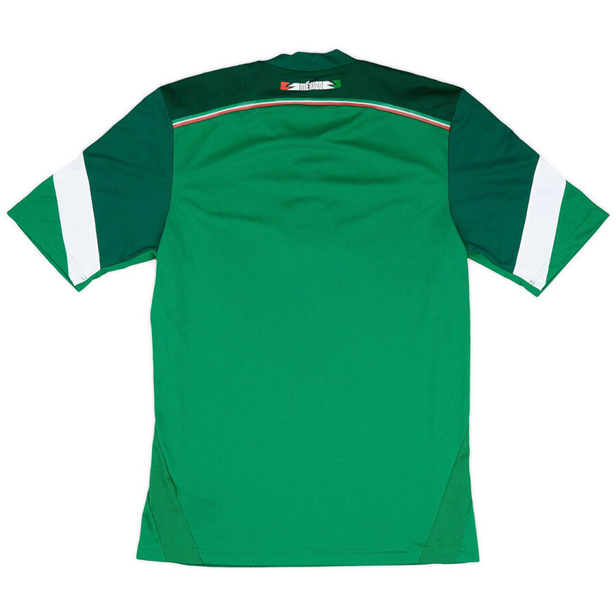 Professional Grade Retro Mexico Home Shirt World Cup 2014