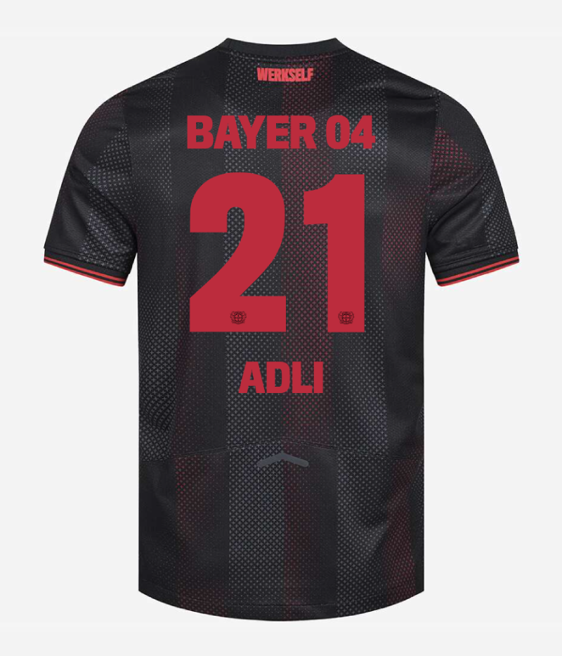 Bayer 04 Leverkusen 25-26 Season Home Jersey Featuring ADLI 21