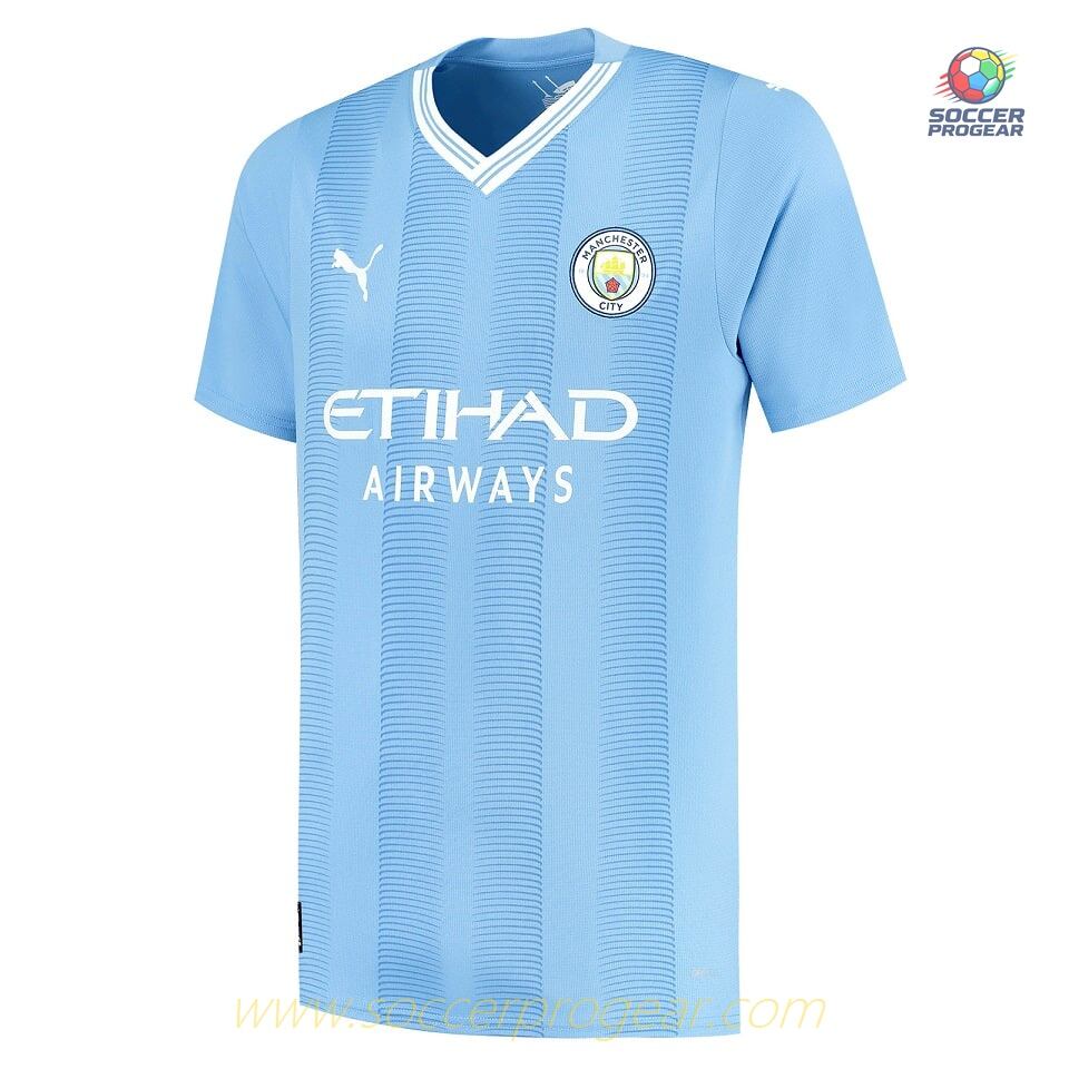 Manchester City Home Children Kit Shirt 2023 2024