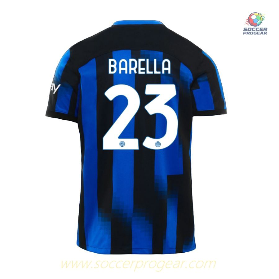 INTER MILAN High Quality HOME JERSEY 2023 2024 BARELLA