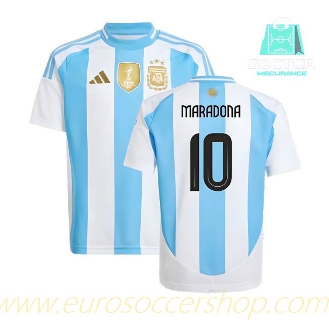 2024-2025 Season Albiceleste Home Jersey Children (MARADONA 10)