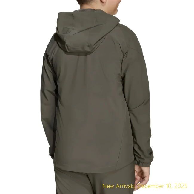 Official 2025-2026 RM Real Madrid Vis Tech Travel Jacket (Almost Grey)