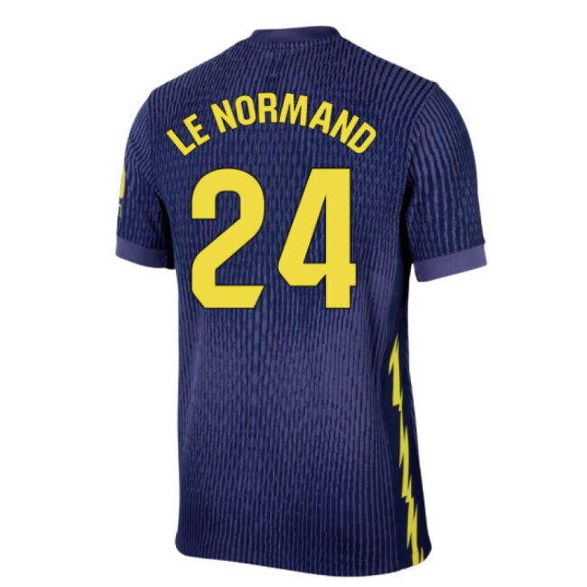 2025-2026 Atletico Madrid Authentic Away Shirt (Le Normand 24)