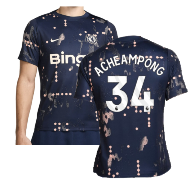 2024-2025 Chelsea Academy Pro Pre-Match Shirt for (Men