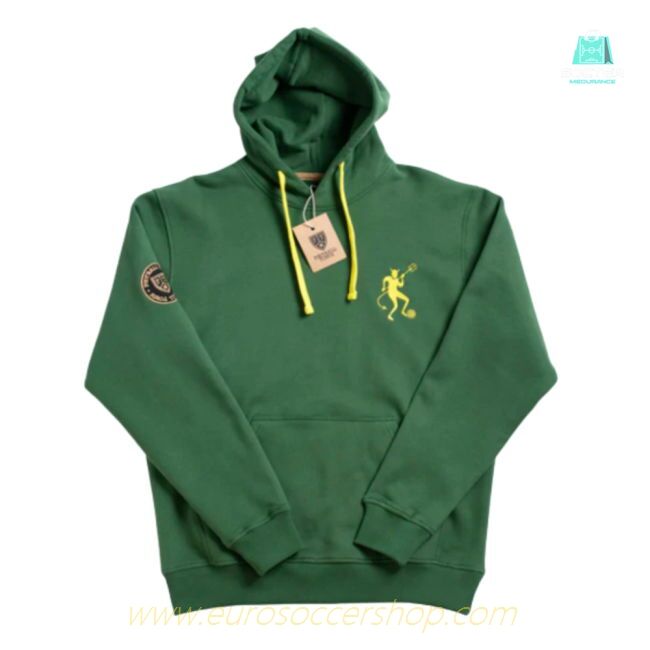 Manchester Devilish Retro Football Hoodie (Green)