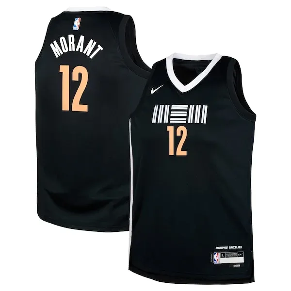 Ja Morant MEM Swingman Jersey - vintage premium - Black casual