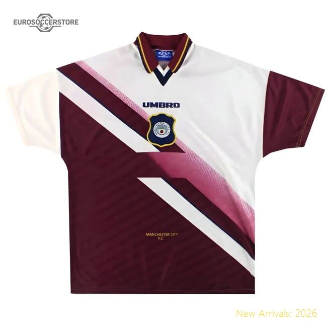 Official Manchester City 1996-1997 Away Shirt (m) (excellent)