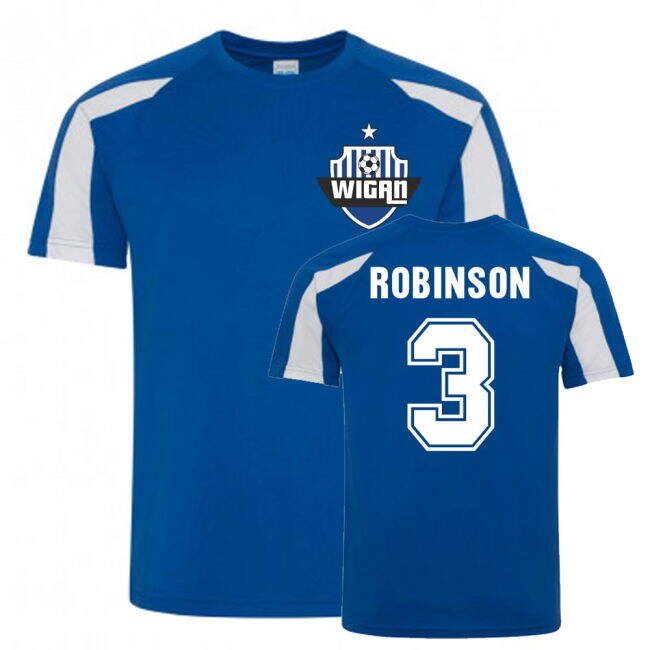 Economical Wigan Antonee Robinson Wigan Sports Training Jersey (Blu...