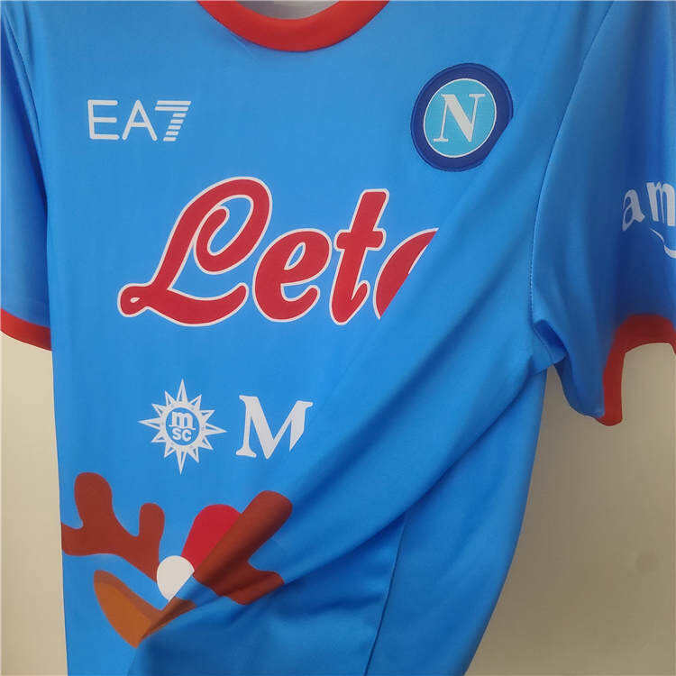 Napoli Soccer Shirt 2223 Christmas Edition Football Shirt - Official
