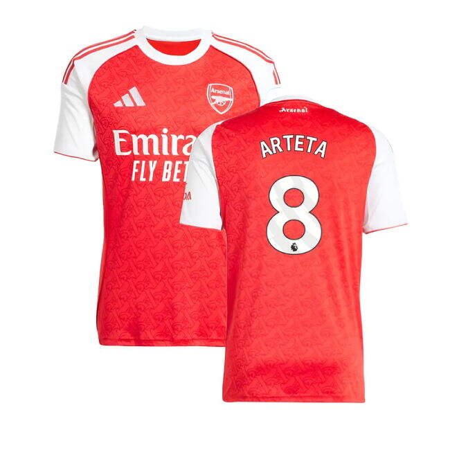 Arteta 8 Arsenal Football Club Fashionable Home Game Jersey