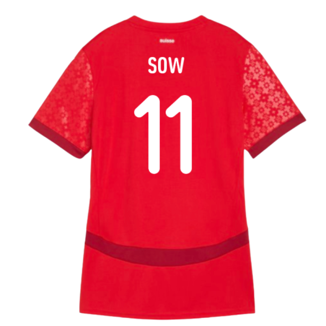 2025 Switzerland EUR25 Home Shirt (Womens) (Sow 11)