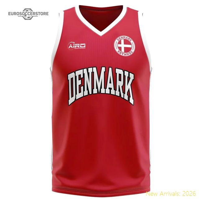Official Denmark 2024-2025 Home Jersey - Moisture-management