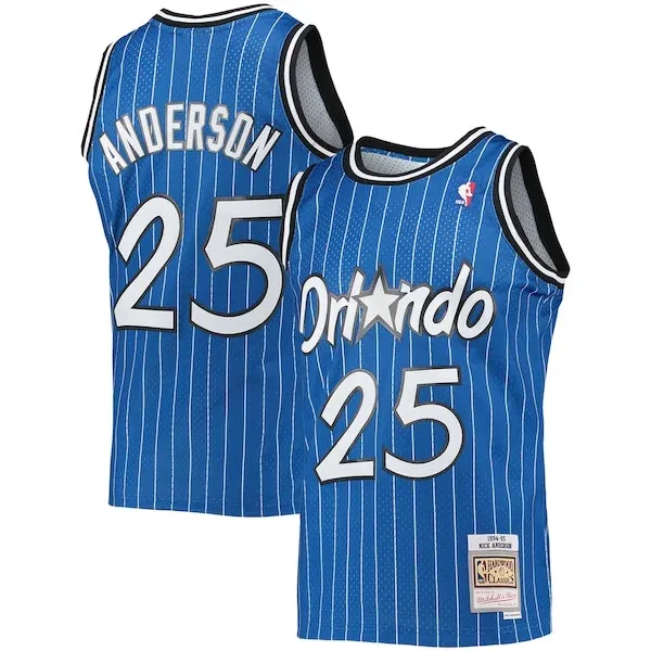 Nick Anderson ORL Swingman Jersey - premium classic - Blue basketball