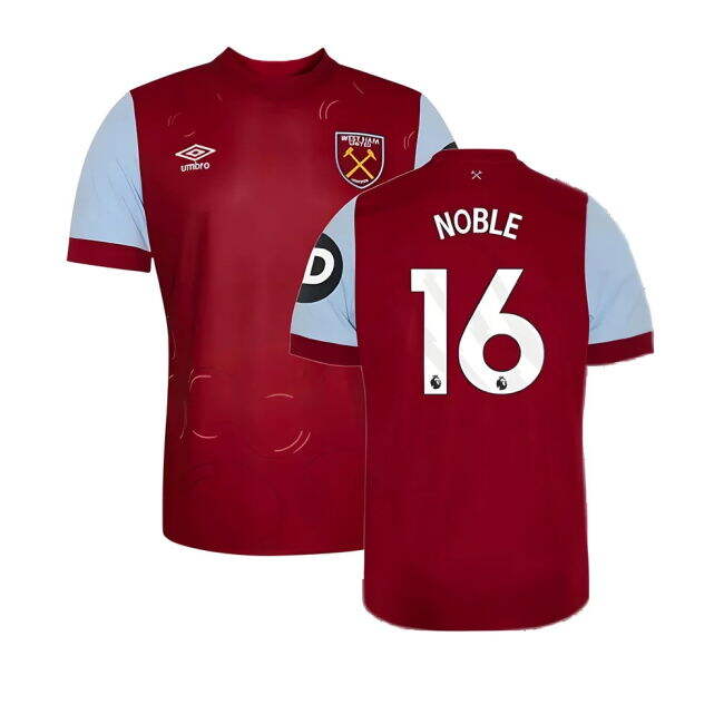 Kids Updated West Ham Home Football Shirt 2023-2024 (2)