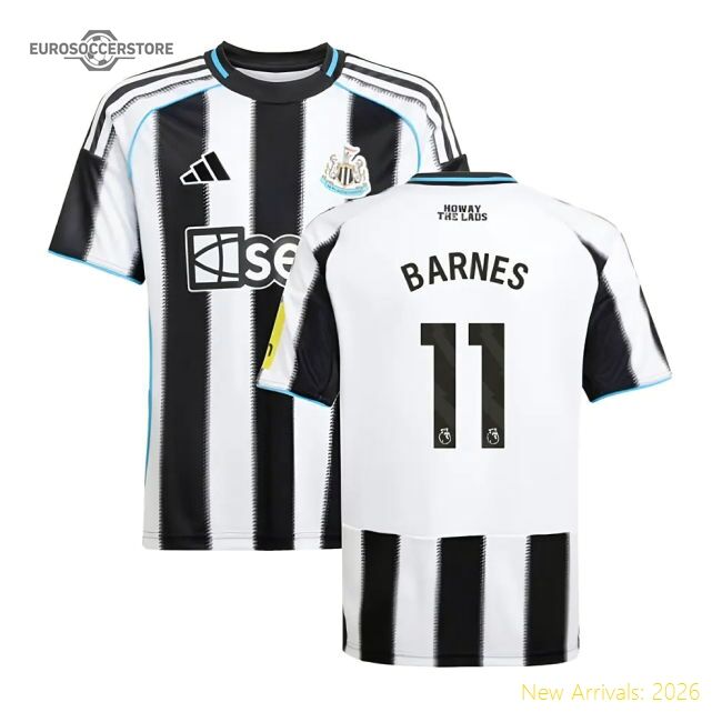2025-2026 Newcastle Home Shirt (kids) (barnes 11) - Collectors Item