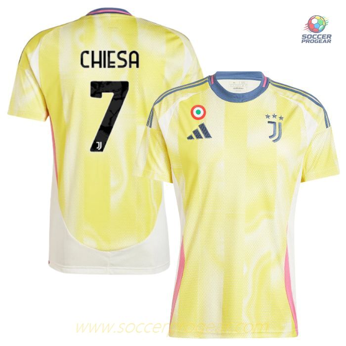 Juventus Away Soccer Jersey 2024/25 Collection Chiesa