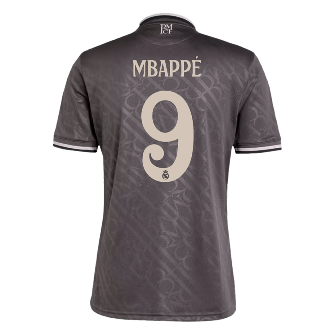 MBAPPE #9 Real Madrid Third Away  Soccer Jersey 2024/25 Authentic Kit