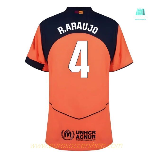 2025-2026 Barcelona Authentic Third Shirt (R.Araujo 4)