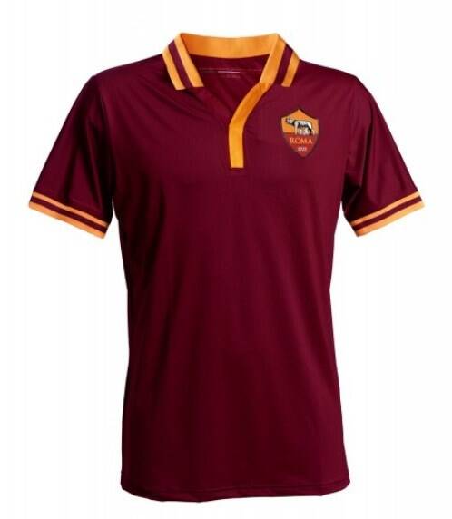 13-14 Roma Home Soccer Jersey No sponsor Logo Shirt - Official