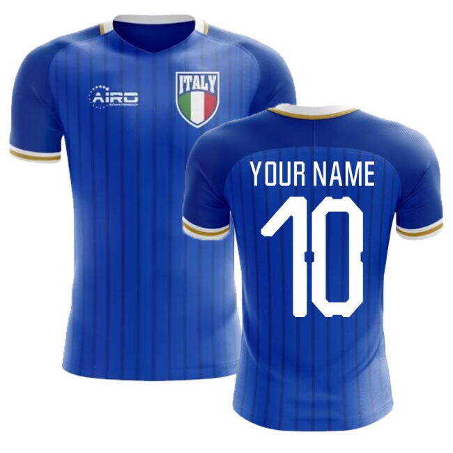 Exquisite 2025-2026 Italy Home Concept Football Shirt (Your Name) -Kids Spiritual