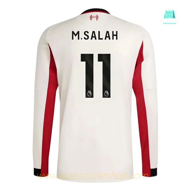2025-2026 Liverpool Long Sleeve Away Shirt (M.Salah 11)