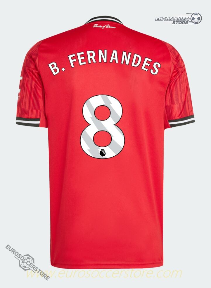 25-26 Season Manchester United Home Jersey B. FERNANDES #8