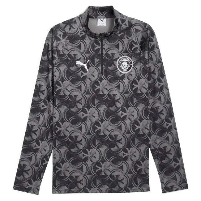 2025-20 Man City Authentic Home Football Shirt Man City Warm Up 1 L M