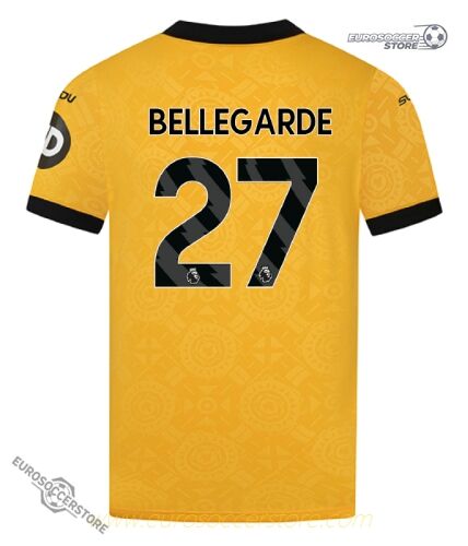 BELLEGARDE 27 Home Jersey for Wolverhampton Wanderers 25-26 Season