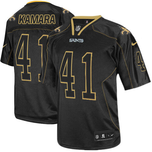 NFL NO #None Black Lights Out Elite Jersey limited