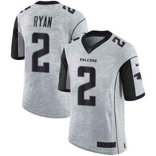 Cheap None #None Gray None Limited NFL Jersey football jersey