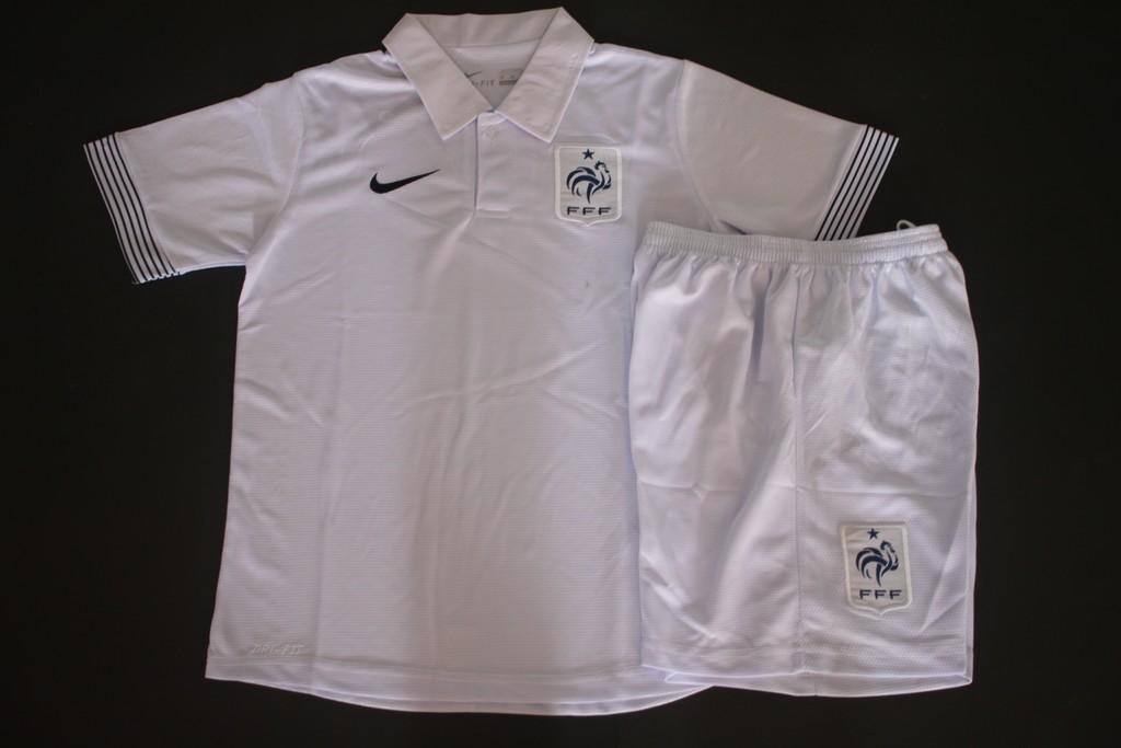 Kids France Jersey 201213 Away KitShirt Shorts - Official Replica