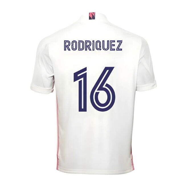 2020-2021 Real Madrid Shirt (RODRIGUEZ 16) | Comfortable
