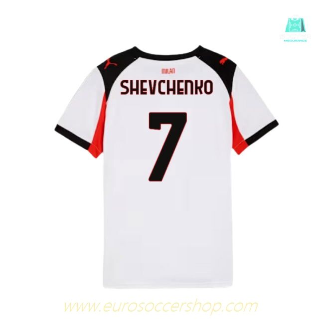 2025-2026 AC Milan Away Shirt (Kids) (Shevchenko 7)