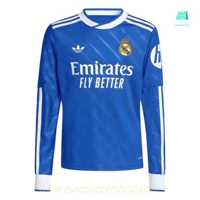 2025-2026 Real Madrid Long Sleeve Third Shirt (Kids)