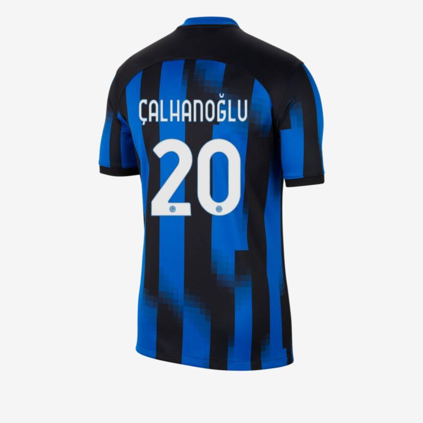 23-24 Season Inter Milan ÇALHANOĞLU Home Football Jersey - 20 Version