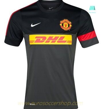 2012-13 Man Utd Nike Training Shirt (Black) - Kids
