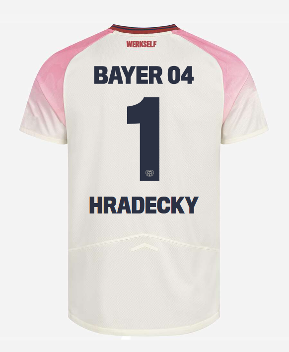 Bayer 04 Leverkusen 25-26 Away HRADECKY 1 Football Jersey
