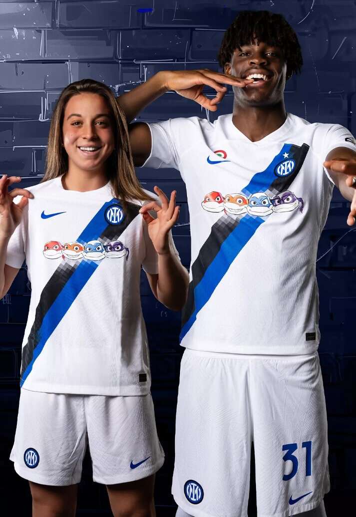2324 Inter Milan X Ninja Turtles Away Soccer Jersey Football Shirt -