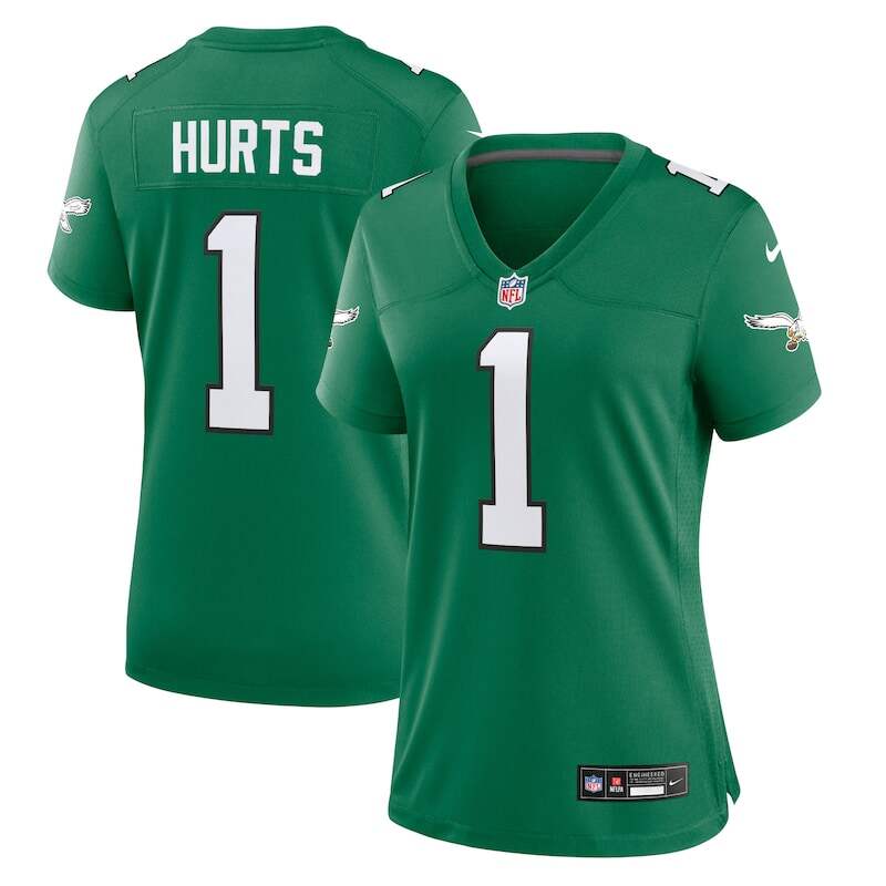 Jalen Hurts Philadelphia Eagles Nike Women's Game Player Jer...